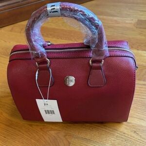Stylish Burgundy Satchel by J.W.